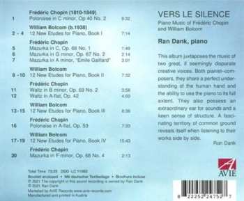 CD Frédéric Chopin: Vers Le Silence