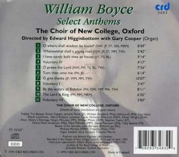 CD The New College Oxford Choir: Select Anthems