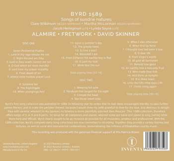 2CD William Byrd: Byrd 1589 (Songs Of Sundrie Natures)
