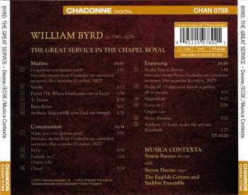 CD William Byrd: The Great Service In The Chapel Royal