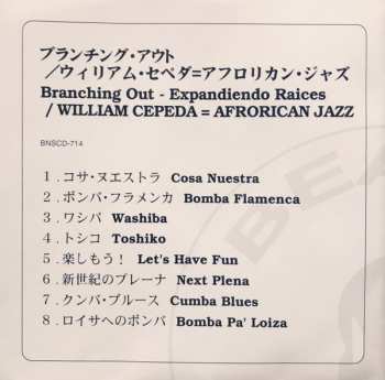 CD William Cepeda AfroRican Jazz: Expandiendo Raices - Branching Out