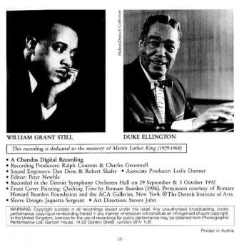 CD Duke Ellington: Symphony No. 1 (Afro-American) / Suite From 'The River'