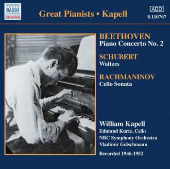 Album Vladimir Golschmann: Kapell: Beethoven, Schubert, Rachmaninov