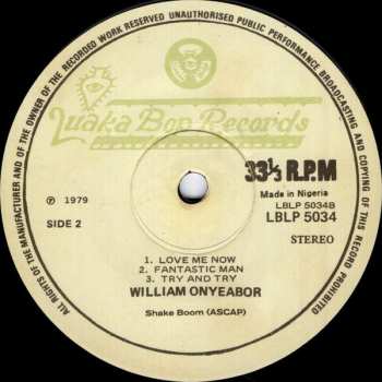 LP William Onyeabor: Tomorrow