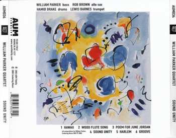 CD William Parker Quartet: Sound Unity