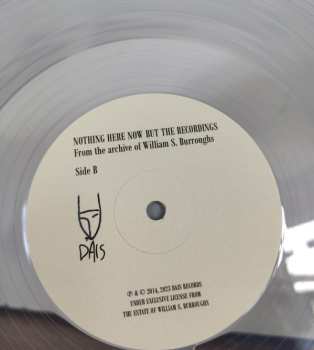 LP William S. Burroughs: Nothing Here Now But The Recordings CLR