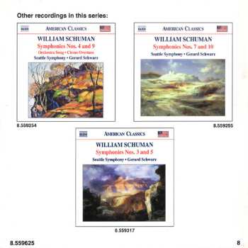 CD Gerard Schwarz: Symphony No. 6, Prayer In A Time Of War, New England Triptych