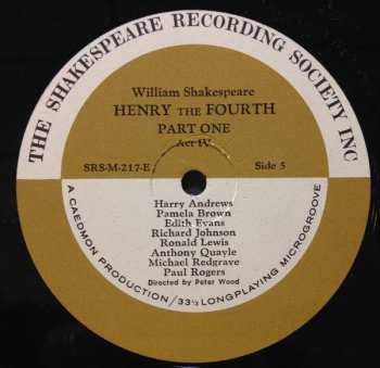 3LP/Doos William Shakespeare: Henry The Fourth Part 1