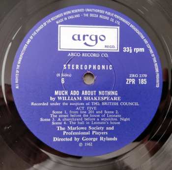 3LP/Doos William Shakespeare: Much Ado About Nothing