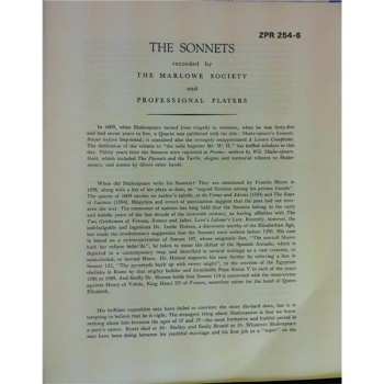 3LP/Doos William Shakespeare: The Sonnets