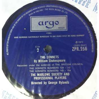 3LP/Doos William Shakespeare: The Sonnets