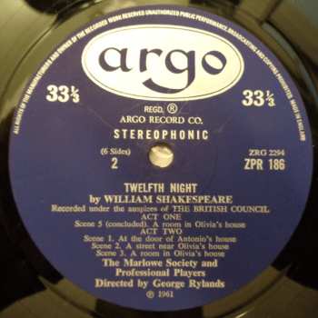 3LP/Doos William Shakespeare: Twelfth Night