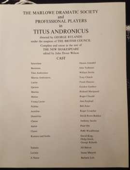 3LP/Doos William Shakespeare: Titus Andronicus 
