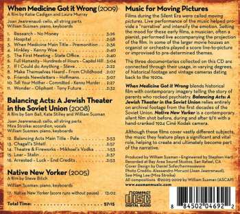 CD William Susman: Music For Moving Pictures PIC