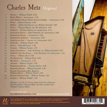 CD William Tisdale: Music For Virginal