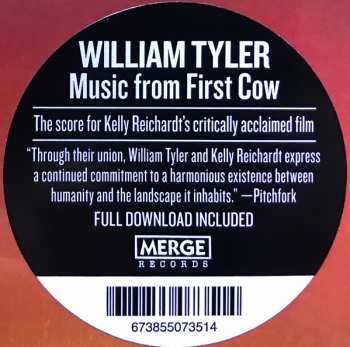 LP William Tyler: Music From First Cow  LTD