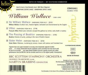 CD BBC Scottish Symphony Orchestra: The Passing Of Beatrice / Sir William Wallace / Villon / Sister Helen