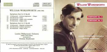 CD William Wordsworth: Symphony No. 2 | Symphony No. 3