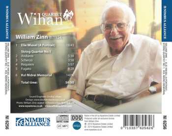CD Wihan Quartet: Elie Wiesel (A Portrait); String Quartet No. 1; Kol Nidrei Memorial
