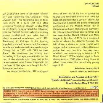 CD Willie Mabon: Willie's Blues: The Greatest Hits (1952-1957)