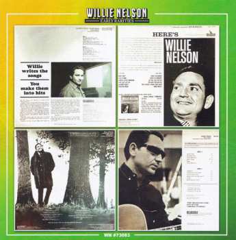 2CD Willie Nelson: Early Rarities (Here's Willie Nelson • Country Willie - His Own Songs • Good Times • Both Sides Now)