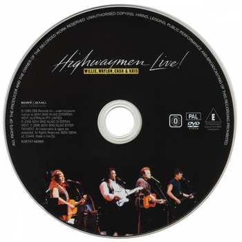DVD Johnny Cash: Highwaymen Live!