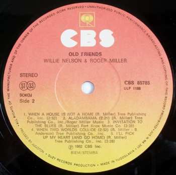 LP Willie Nelson: Old Friends