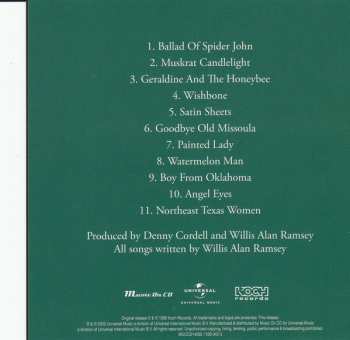 CD Willis Alan Ramsey: Willis Alan Ramsey