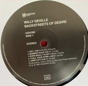 LP Willy DeVille: Backstreets Of Desire