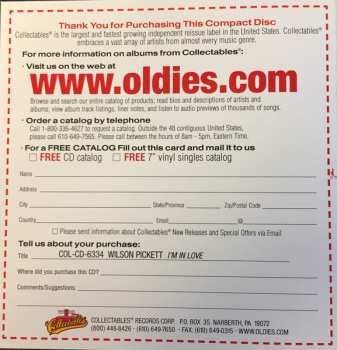 CD Wilson Pickett: I'm In Love