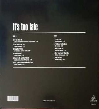 LP Wilson Pickett: It's Too Late