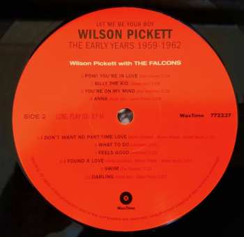 LP Wilson Pickett: Let Me Be Your Boy - The Early Years, 1959-1962 LTD