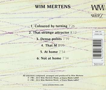CD Wim Mertens: At Home - Not At Home