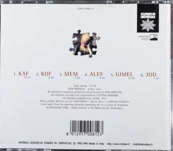 CD Wim Mertens: Jérémiades