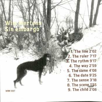 CD Wim Mertens: Sin Embargo