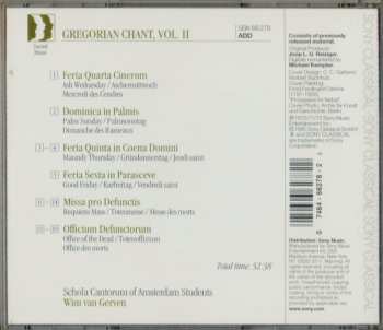 CD Wim van Gerven: Gregorian Chant, Vol. II