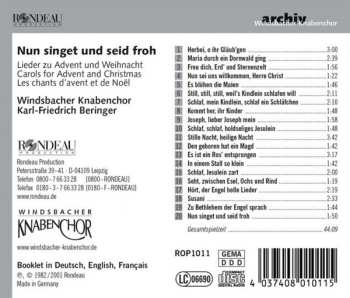 CD Windsbacher Knabenchor: Nun Singet Und Seid Froh - Lieder Zu Advent Und Weihnacht