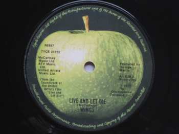 Album Wings: Live And Let Die