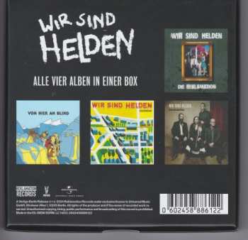 4CD Wir Sind Helden: Alle Vier Alben In Einer Box