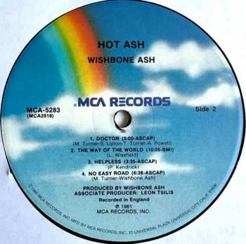 LP Wishbone Ash: Hot Ash Live