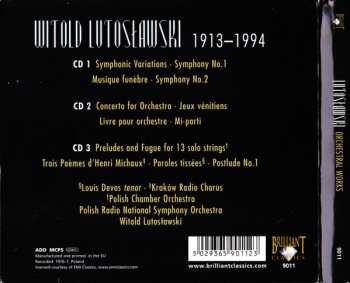 3CD Witold Lutoslawski: Lutosławski Orchestral Works