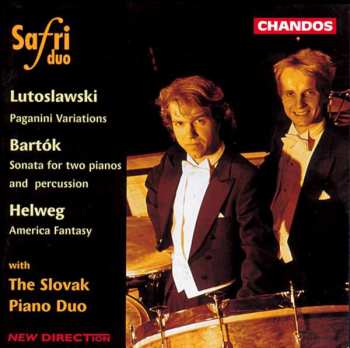 CD Béla Bartók: Paganini Variations / Sonata For Two Pianos And Percussion / American Fantasy