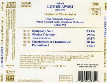 CD Antoni Wit: Symphony No. 1, Chantefleurs Et Chantefables, Silesian Tryptych • Jeux Vénitiens (Orchestral Works Vol. 6)