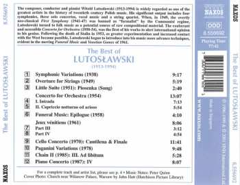 CD Witold Lutoslawski: The Best Of Lutosławski