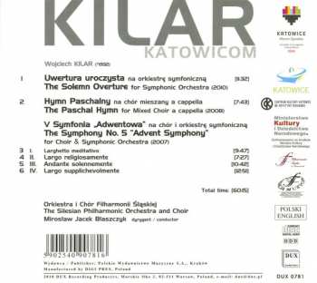 CD Wojciech Kilar: Uwertura Uroczysta, Hymn Paschalny, V Symfonia "Adwentowa"