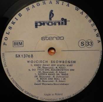 LP Wojciech Skowroński: Wojciech Skowroński