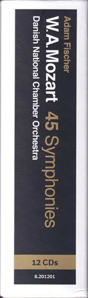 12CD/Doos Wolfgang Amadeus Mozart: 45 Symphonies
