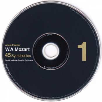 12CD/Doos Wolfgang Amadeus Mozart: 45 Symphonies