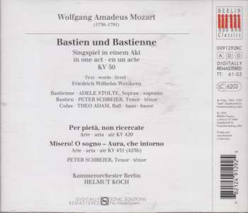 CD Wolfgang Amadeus Mozart: Bastien Und Bastienne