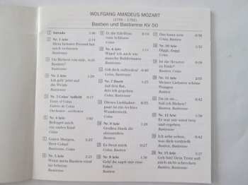 CD Wolfgang Amadeus Mozart: Bastien Und Bastienne